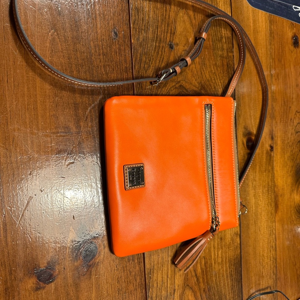 Dooney & Bourke Vibrant Orange Crossbody Bag - Picture 5 of 6